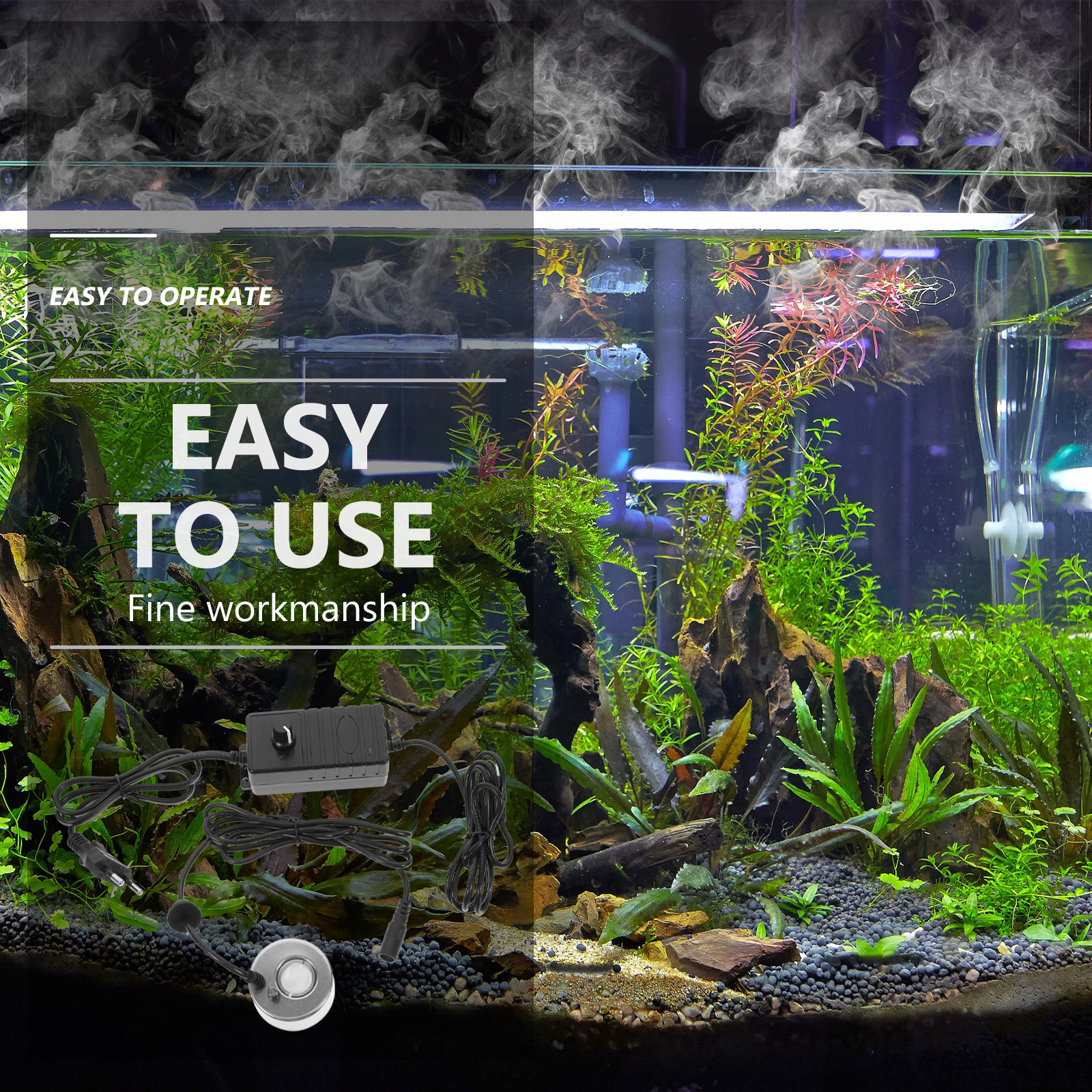 Bonsai Garden Fountain - Mist Maker for Fish Tank Pond