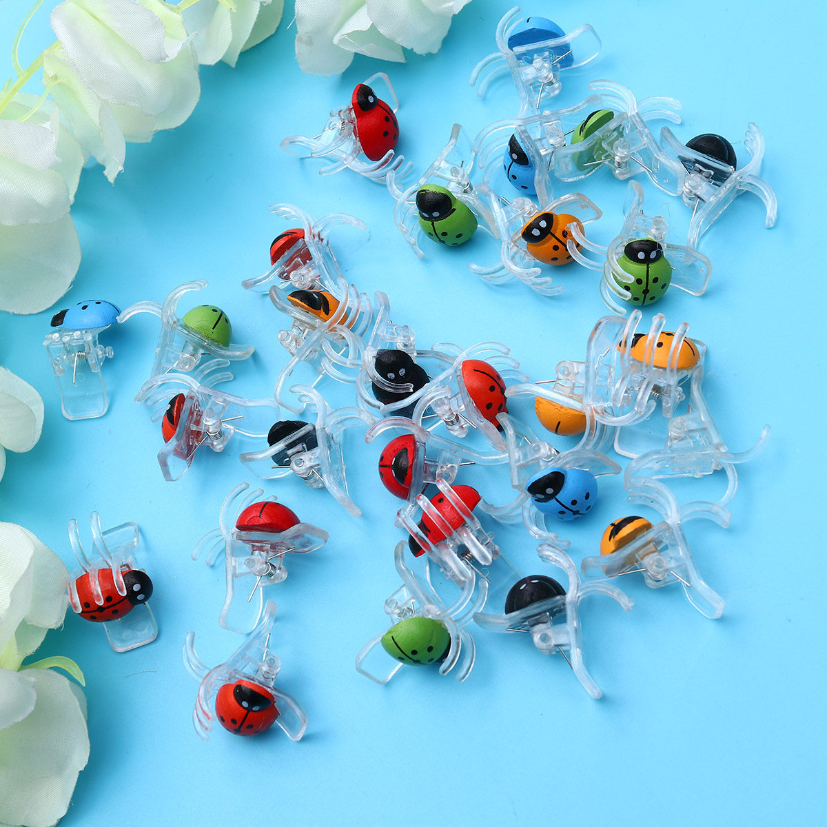 Bonsai Gardening - 30Pcs Orchid Clips 6 Colors Multi