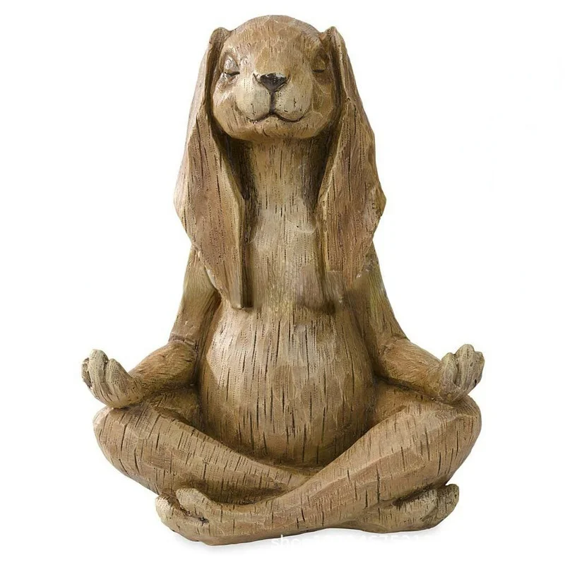 Meditation Zen Animal Sculptur - Bonsai Garden Fountain 评论和价格