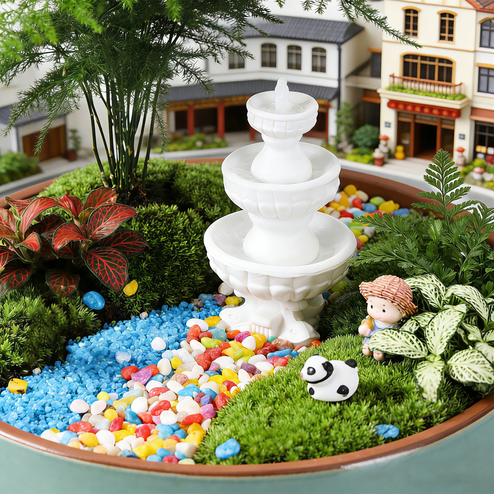 Mini Fountain Plastic Decorati - Bonsai Garden Fountain 评论和价格