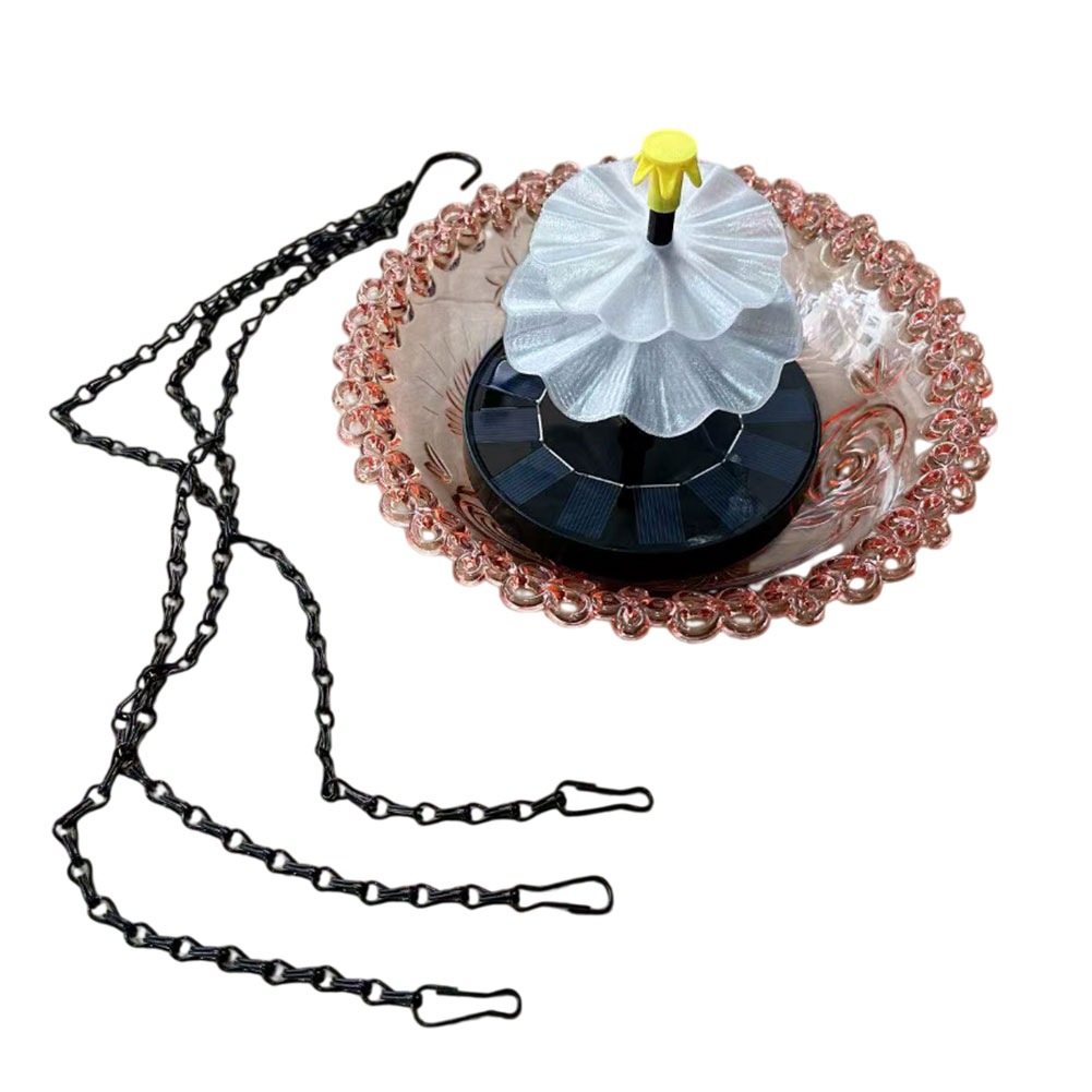 Hanging Solar Powered Birdbath - Bonsai Garden Fountain 评论和价格