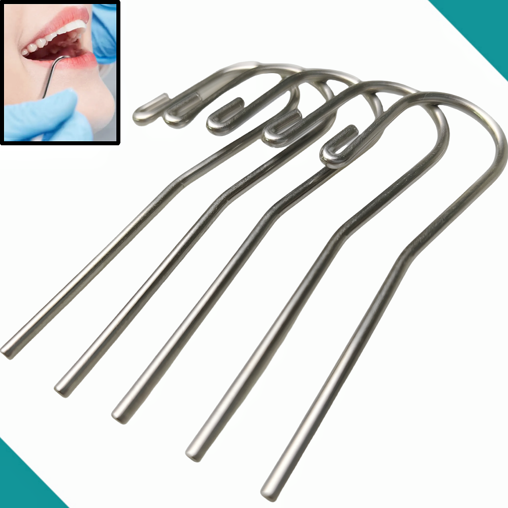5Pcs/Pack Stainless Steel Dent - Root Hook Tool 评论和价格