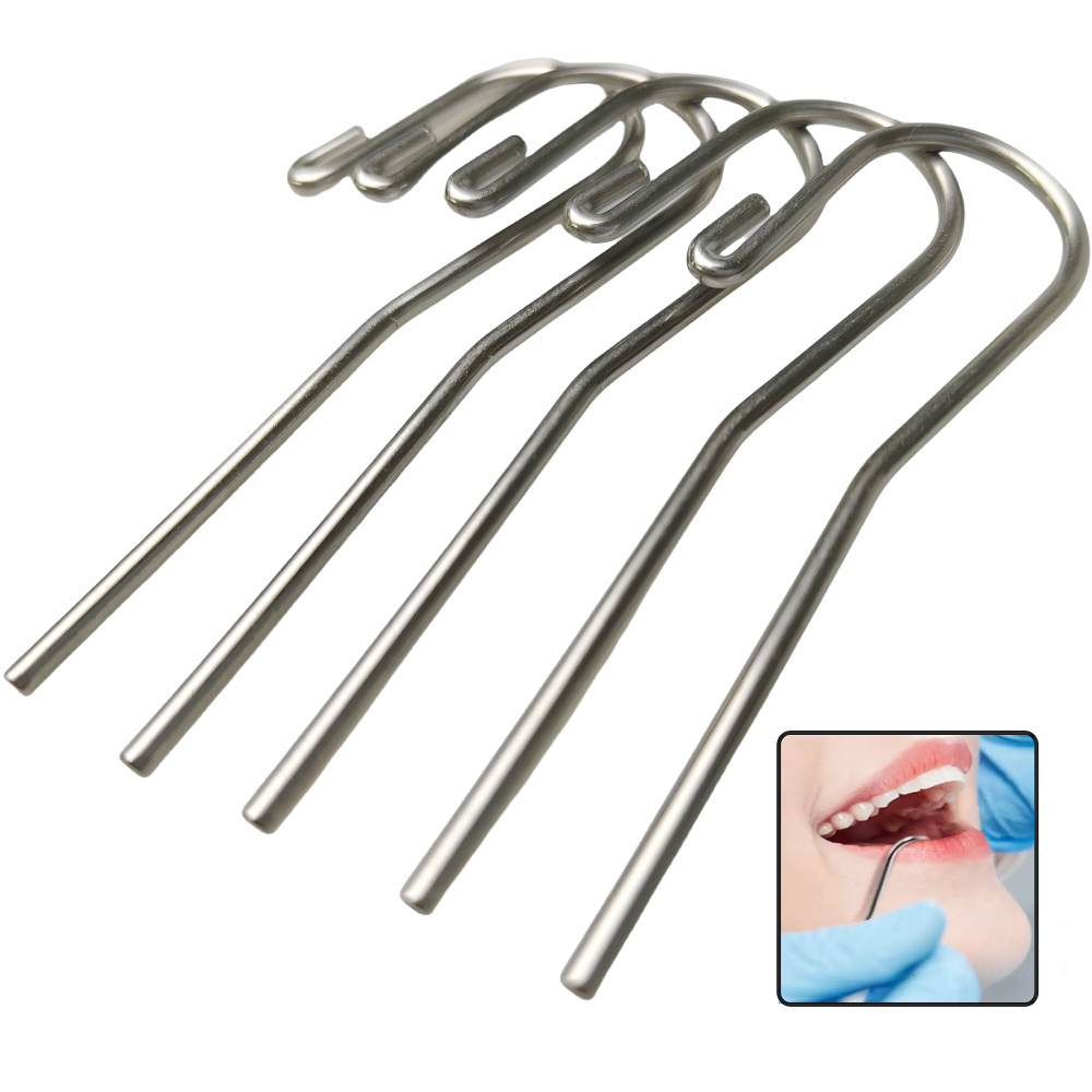 5Pcs/Pack Stainless Steel Dent - Root Hook Tool 评论和价格