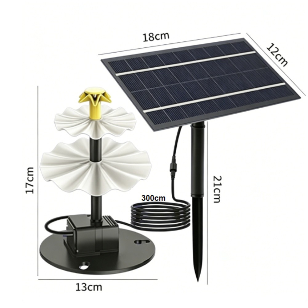 4W Solar Fountain Pump for Out - Bonsai Garden Fountain 评论和价格