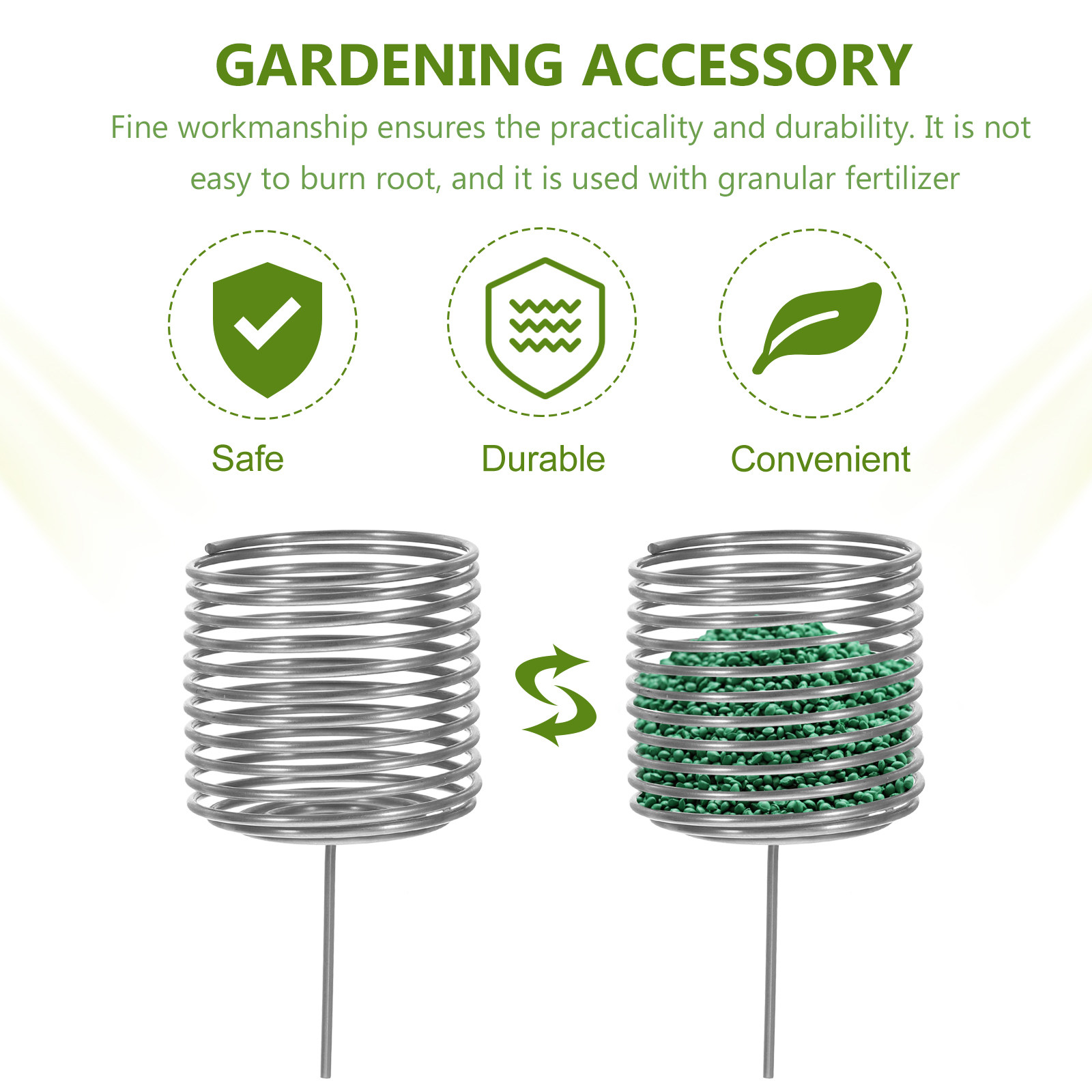 10Pcs Stainless Steel Fertiliz - Bonsai Gardening 评论和价格