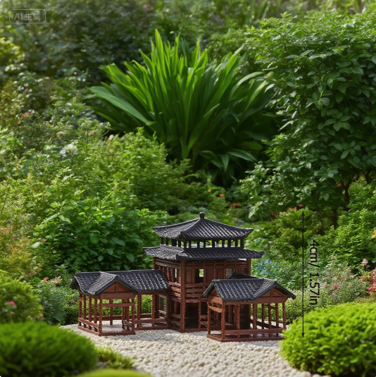 Ancient Building Model Miniatu - Japanese Garden Bonsai 评论和价格