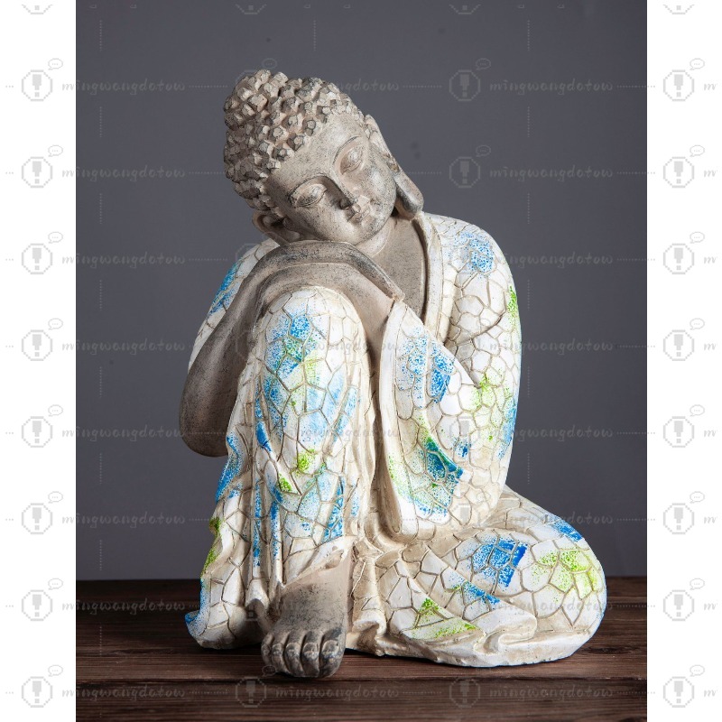 Mini Buddha Statue Ornament, N - Bonsai Gardening 评论和价格