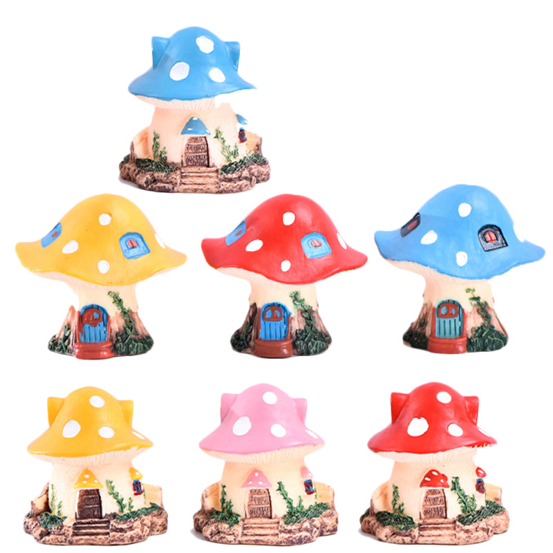 1PC Kawaii Garden Mini Mushroo - Bonsai Garden House 评论和价格