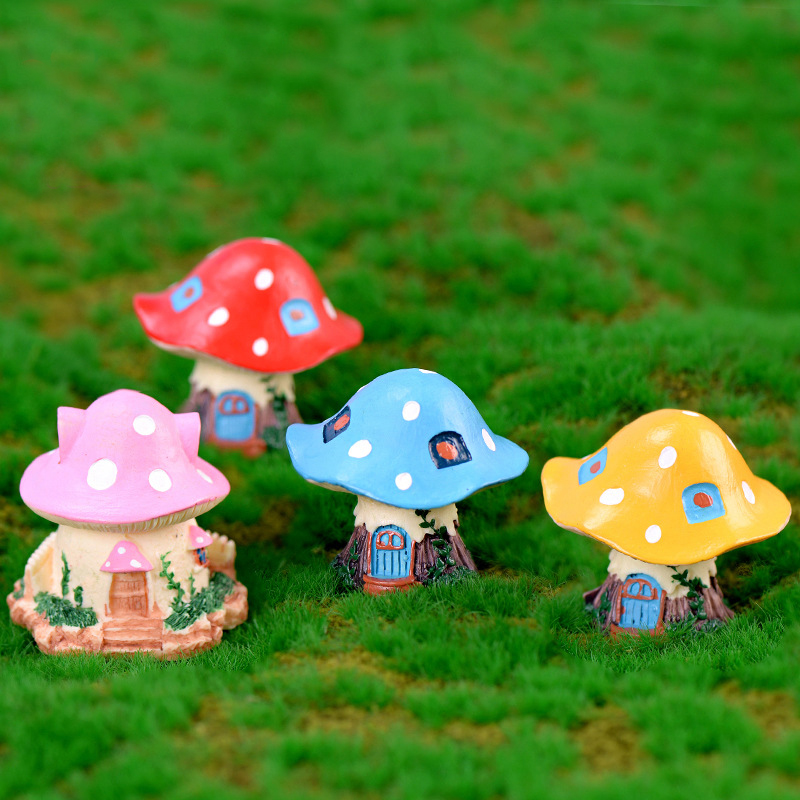 1PC Kawaii Garden Mini Mushroo - Bonsai Garden House 评论和价格