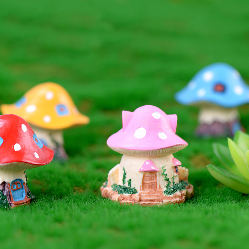1PC Kawaii Garden Mini Mushroo - Bonsai Garden House 评论和价格