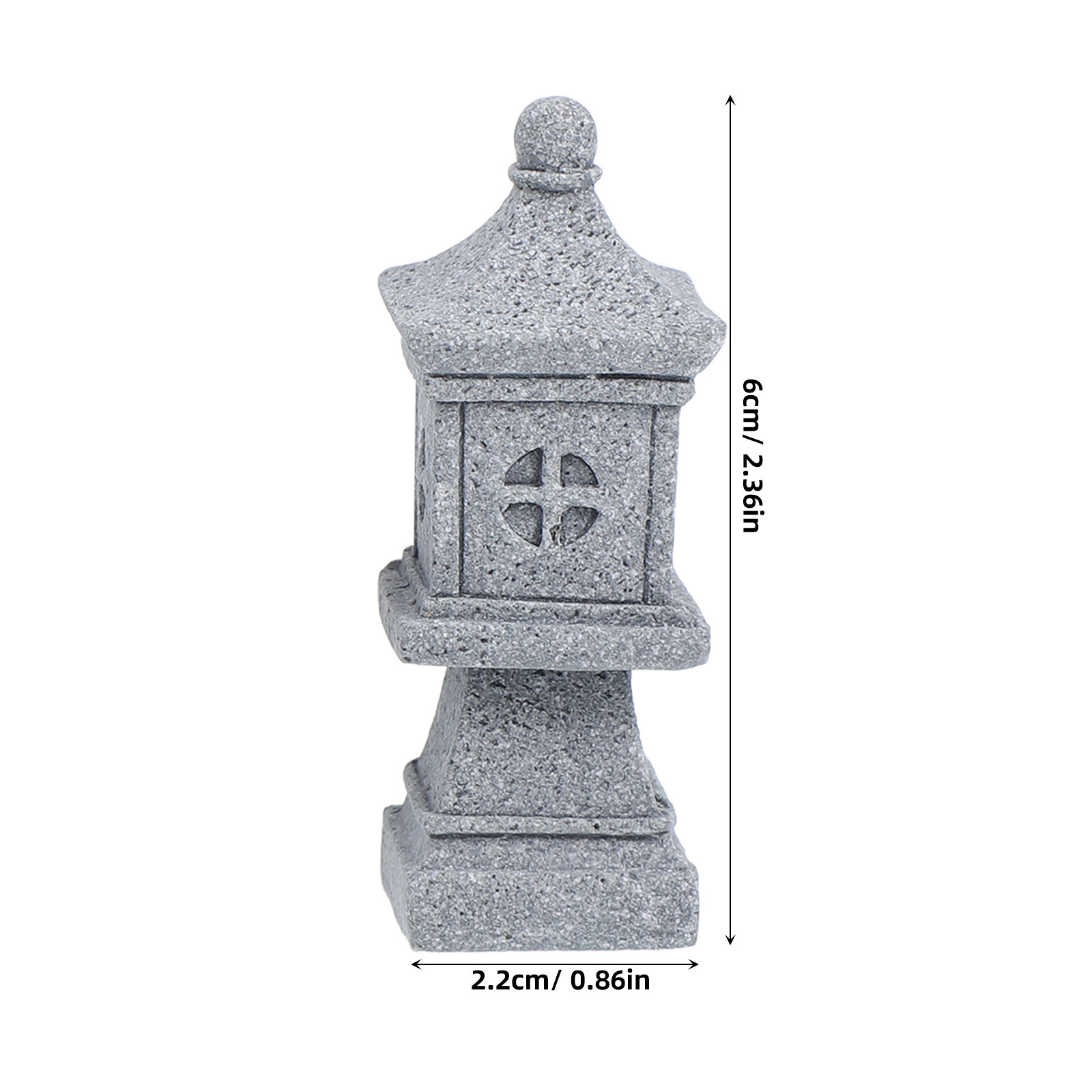 3Pcs Mini Pagoda Garden Statue - Japanese Garden Bonsai 评论和价格