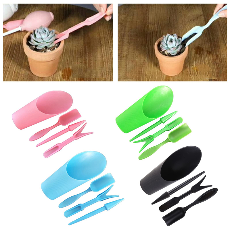 4Pcs Garden Planter Kit Sowing - Bonsai Garden Tools 评论和价格