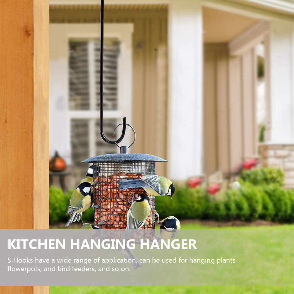 6Pcs Iron Hanging Hooks S Shap - Bonsai Gardening 评论和价格
