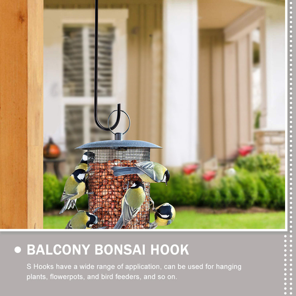 6Pcs Iron Hanging Hooks S Shap - Bonsai Gardening 评论和价格