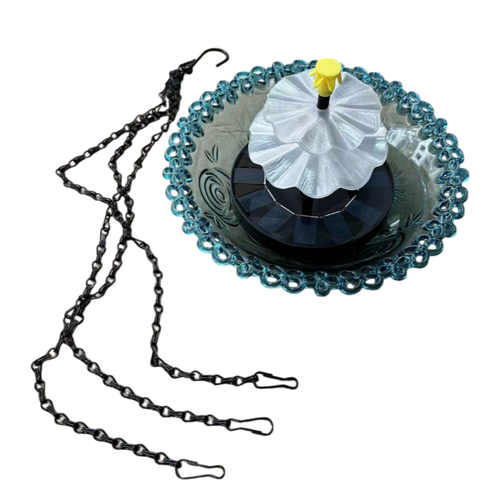 Solar Powered Hanging Birdbath - Bonsai Garden Fountain 评论和价格