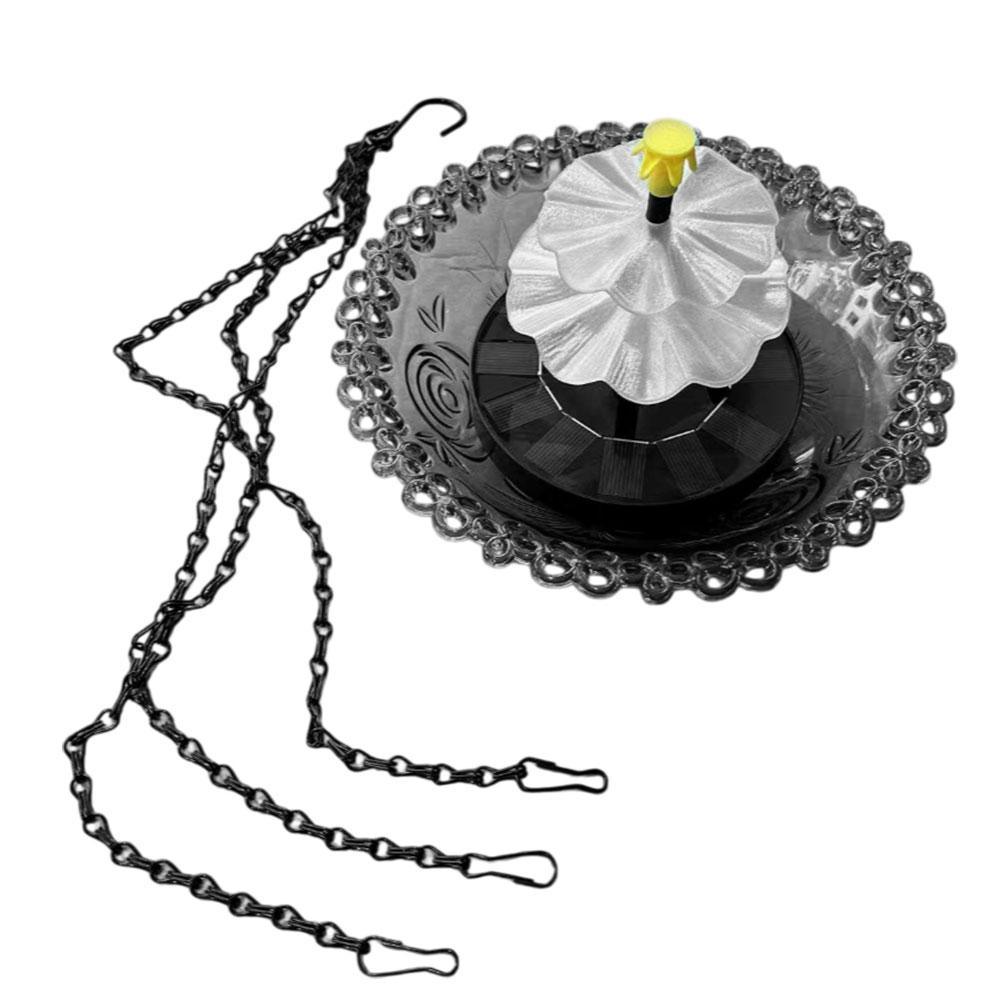 Solar Powered Hanging Birdbath - Bonsai Garden Fountain 评论和价格