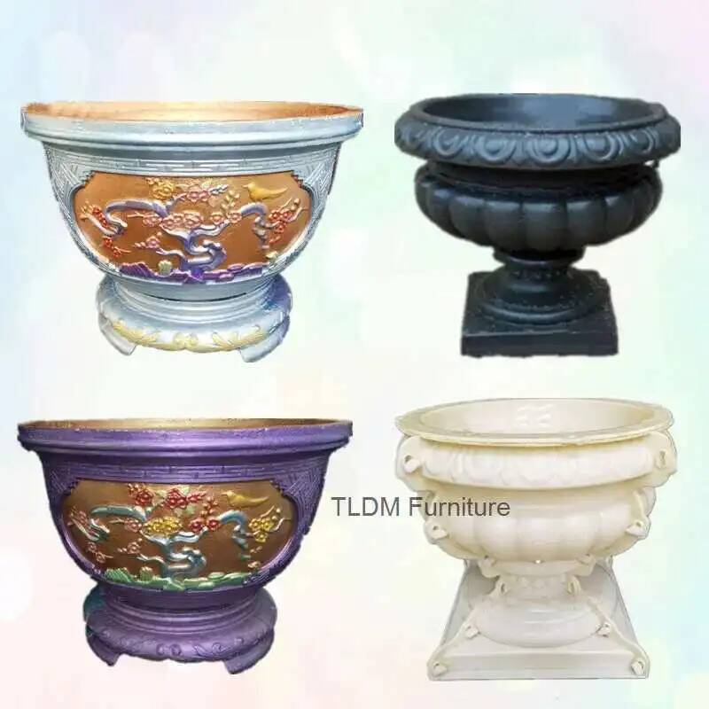 Roman Flower Pot Plastic Mold  - Bonsai Garden House 评论和价格