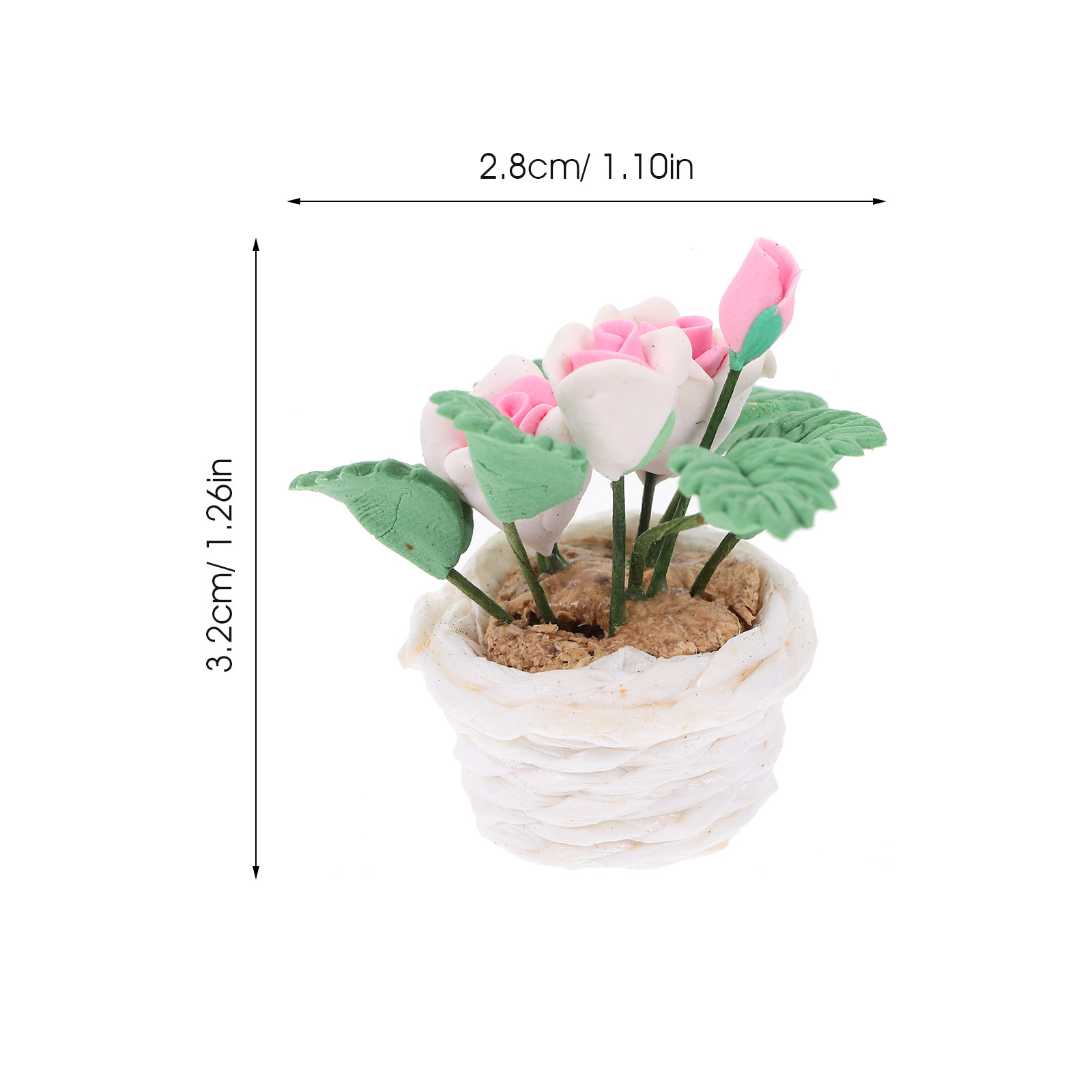 Realistic Miniature Bonsai Pot - Bonsai Garden House 评论和价格