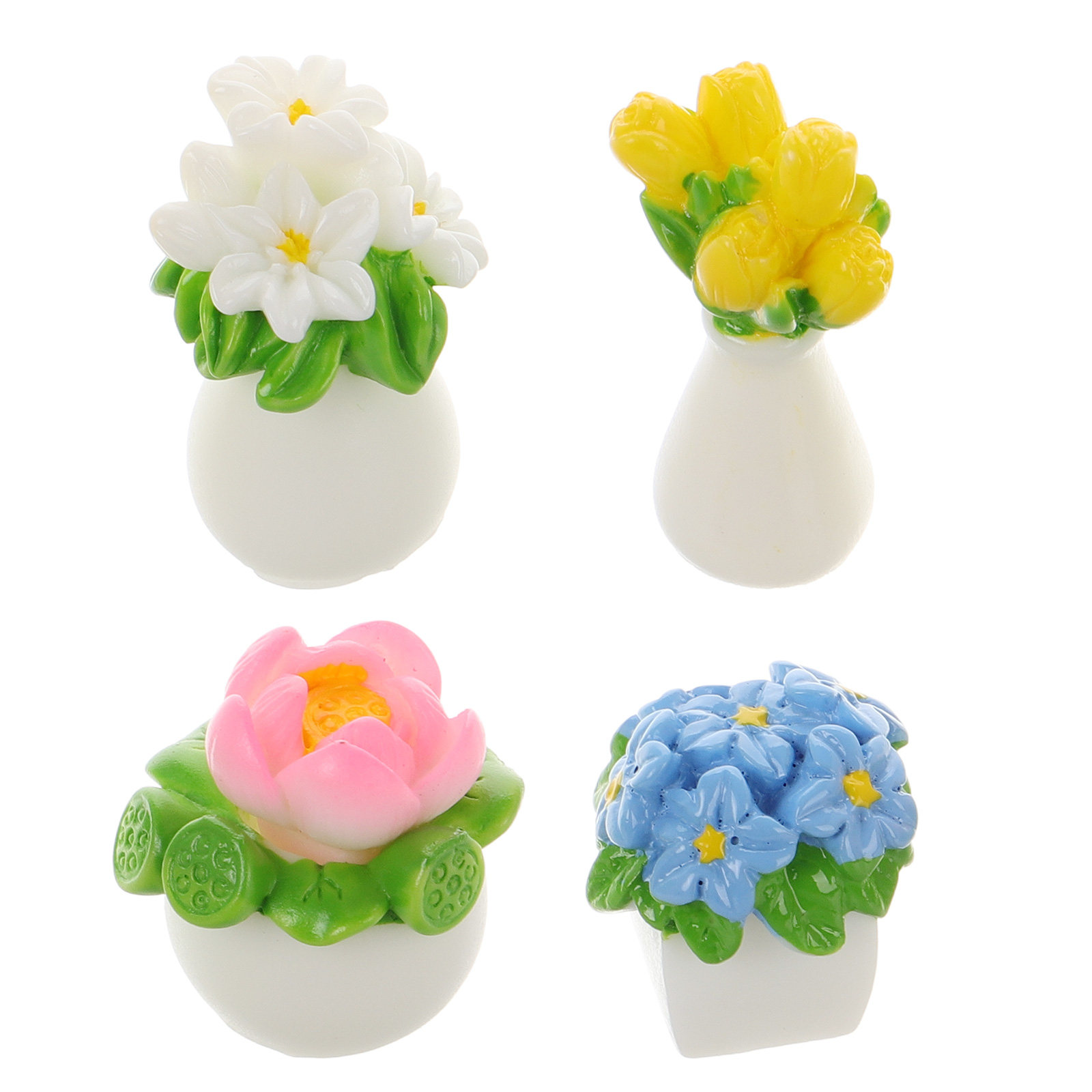 4Pcs Artificial Mini Bonsai De - Bonsai Garden House 评论和价格