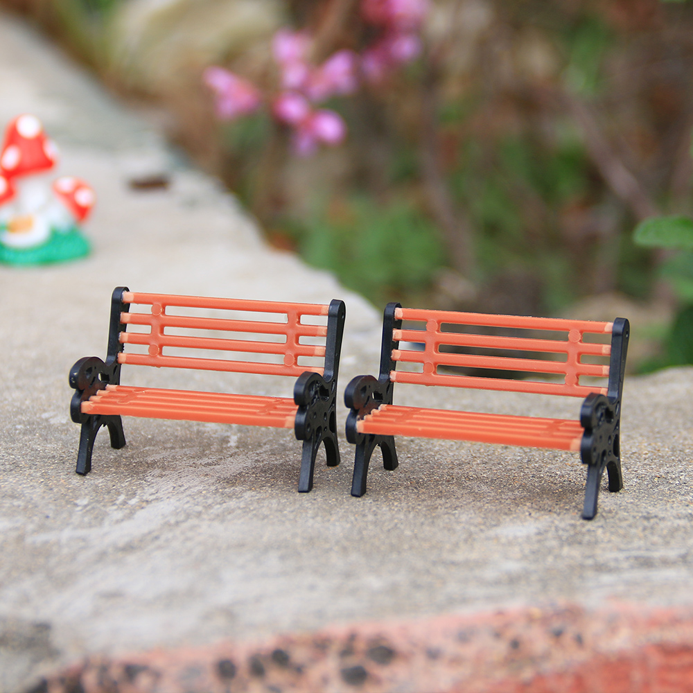 1PC Resin Miniature Bench Stoo - Bonsai Garden House 评论和价格