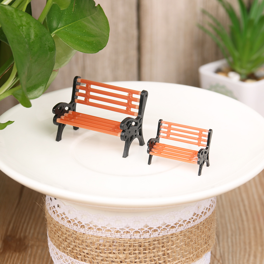 1PC Resin Miniature Bench Stoo - Bonsai Garden House 评论和价格